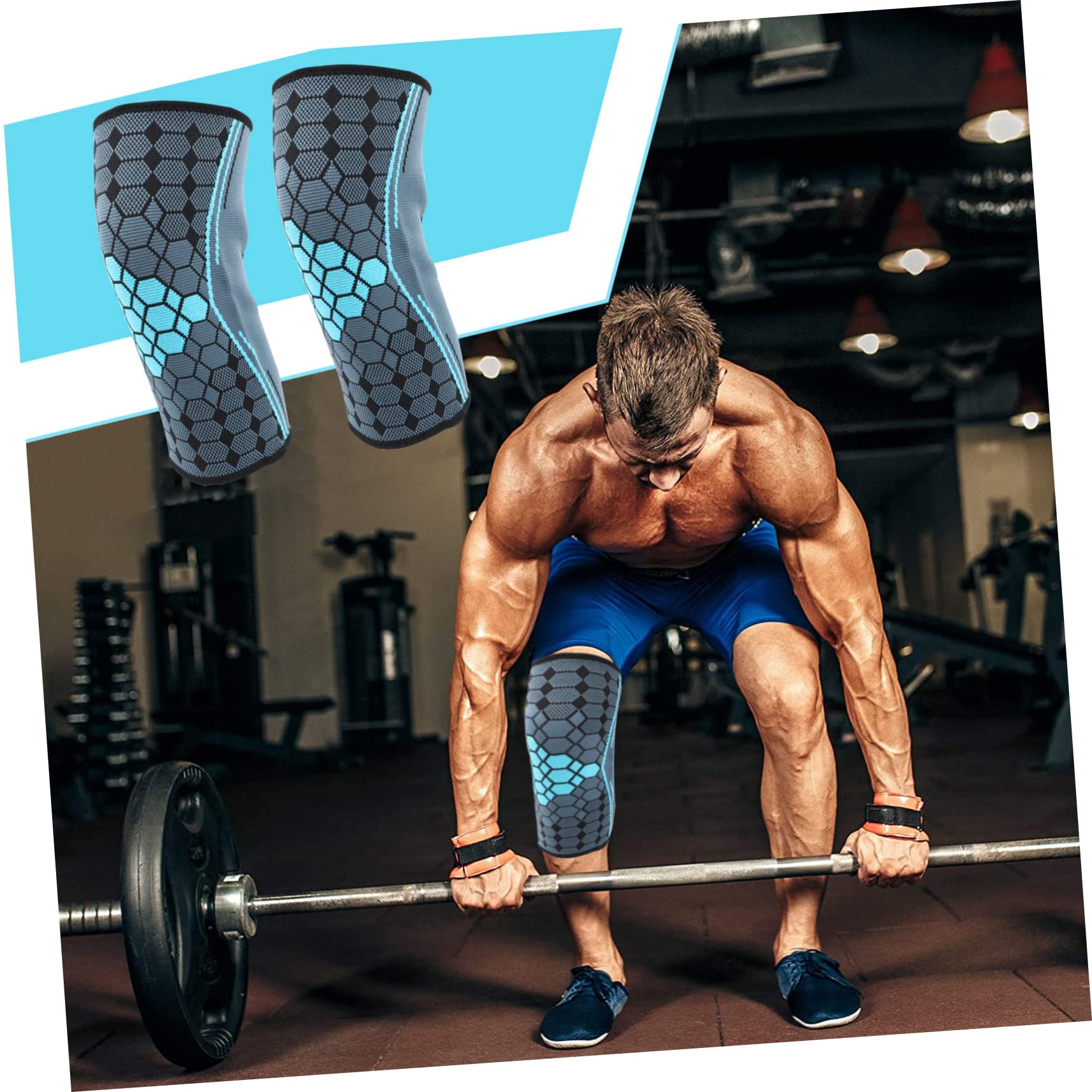 FOMIYES Marathon Running Kneepad Medical Compression Knee Brace Stabilizer for Men Women