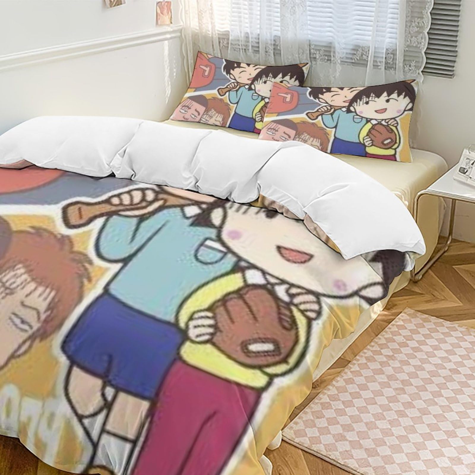 Amazon｜ちびまる子ちゃん 寝具セット シングル寝具カバーセット