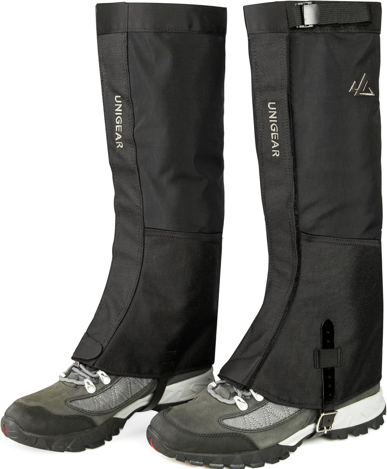 Unigear Outdoor gaiters, 1000D waterproof gaiters, fabric boot gaiters for hiking, trekking, climbing, hunting and skiing, unisex