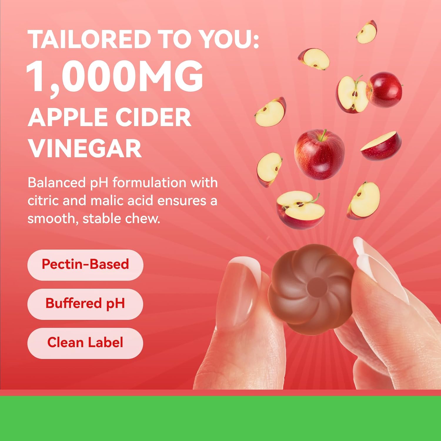 Apple Cider Vinegar Gummies, Acv Gummies, Detox Cleanse For ...