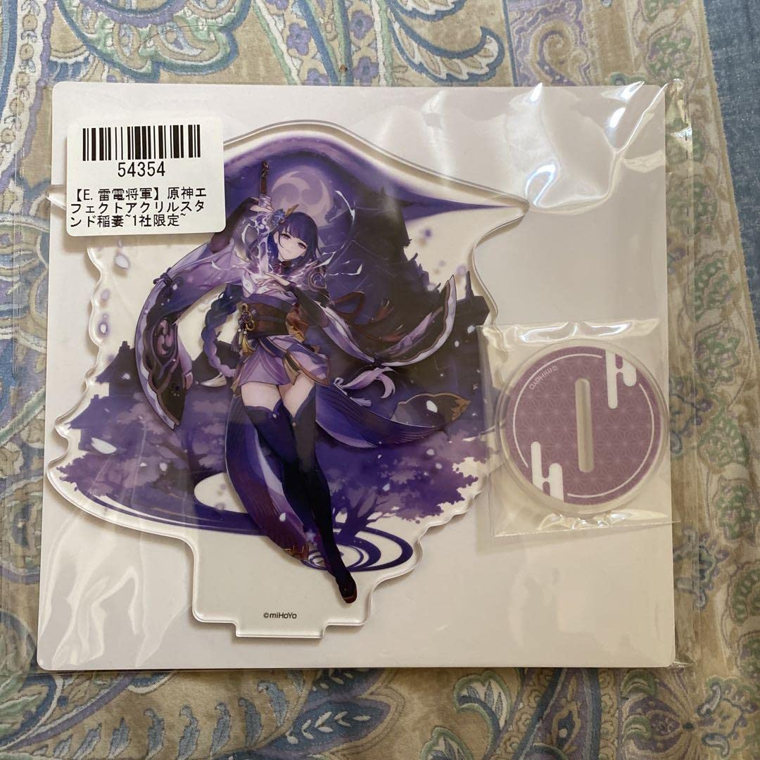 原神 エフェクトアクリルスタンド 稲妻 雷電将軍 セガ gigo