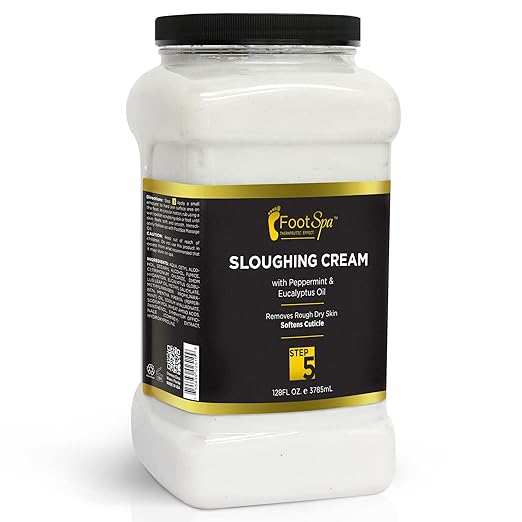FOOT SPA Foot Cream, Sloughing Lotion, Peppermint and