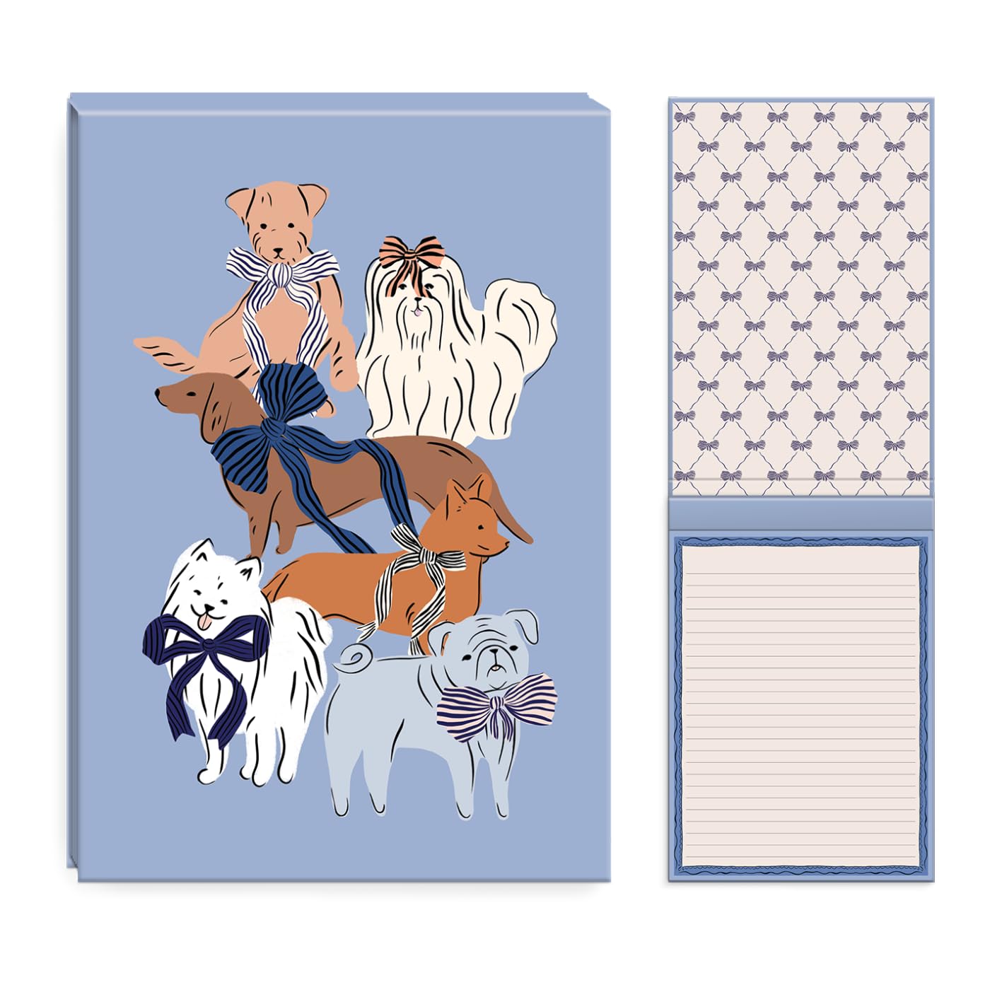 Bloc-notes à couverture rigide Lady Jayne idée cadeau papeterie chien - 8