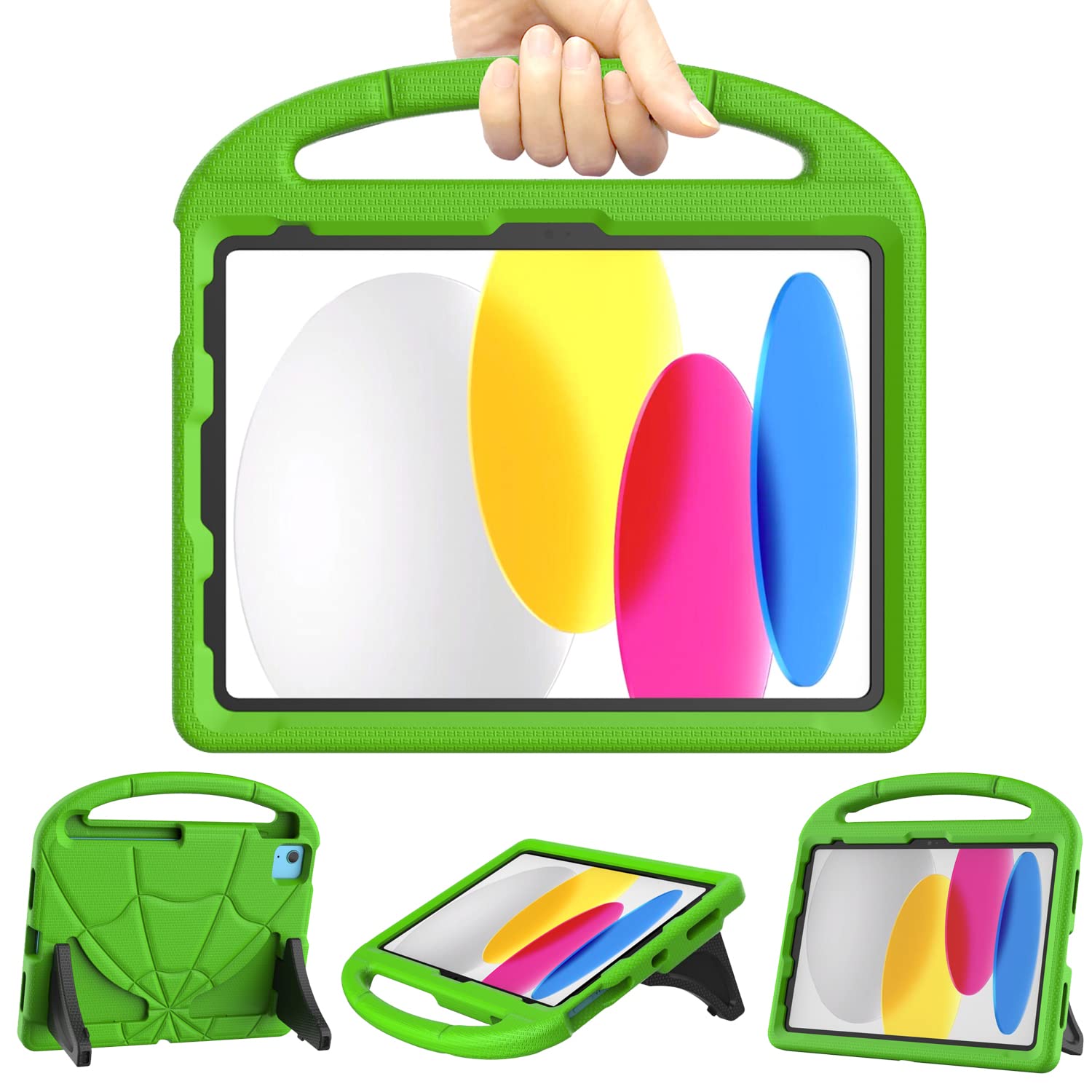 Custodia Antiurto Bambini EVA Custodia Per Tablet 10 Pollici (11a Generazione 2021) - Antiurto In Schiuma EVA, Leggera, Con Manico E Supporto Custodia Leggera Sicura