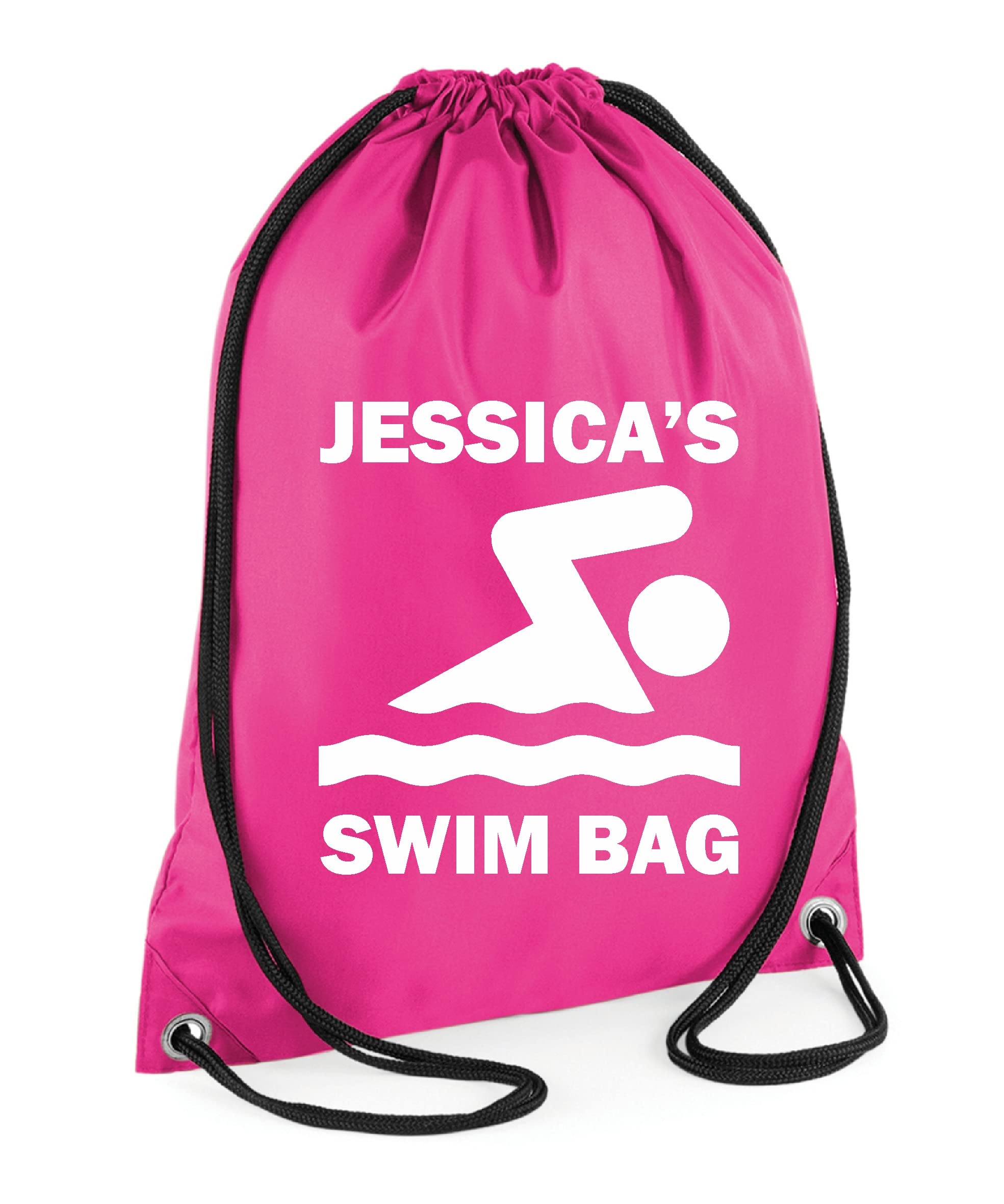 Flexi-Print Personalised PE Bag - Drawstring Gym Bag, Swimming Kit Bag, School PE Kit Bag, Kids Swimming Bag For School, Personalised Drawstring Bags For Kids, Drawstring PE Bag