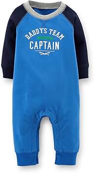 Amazon.com: Carter's Baby Boys' French Terry Jumpsuit