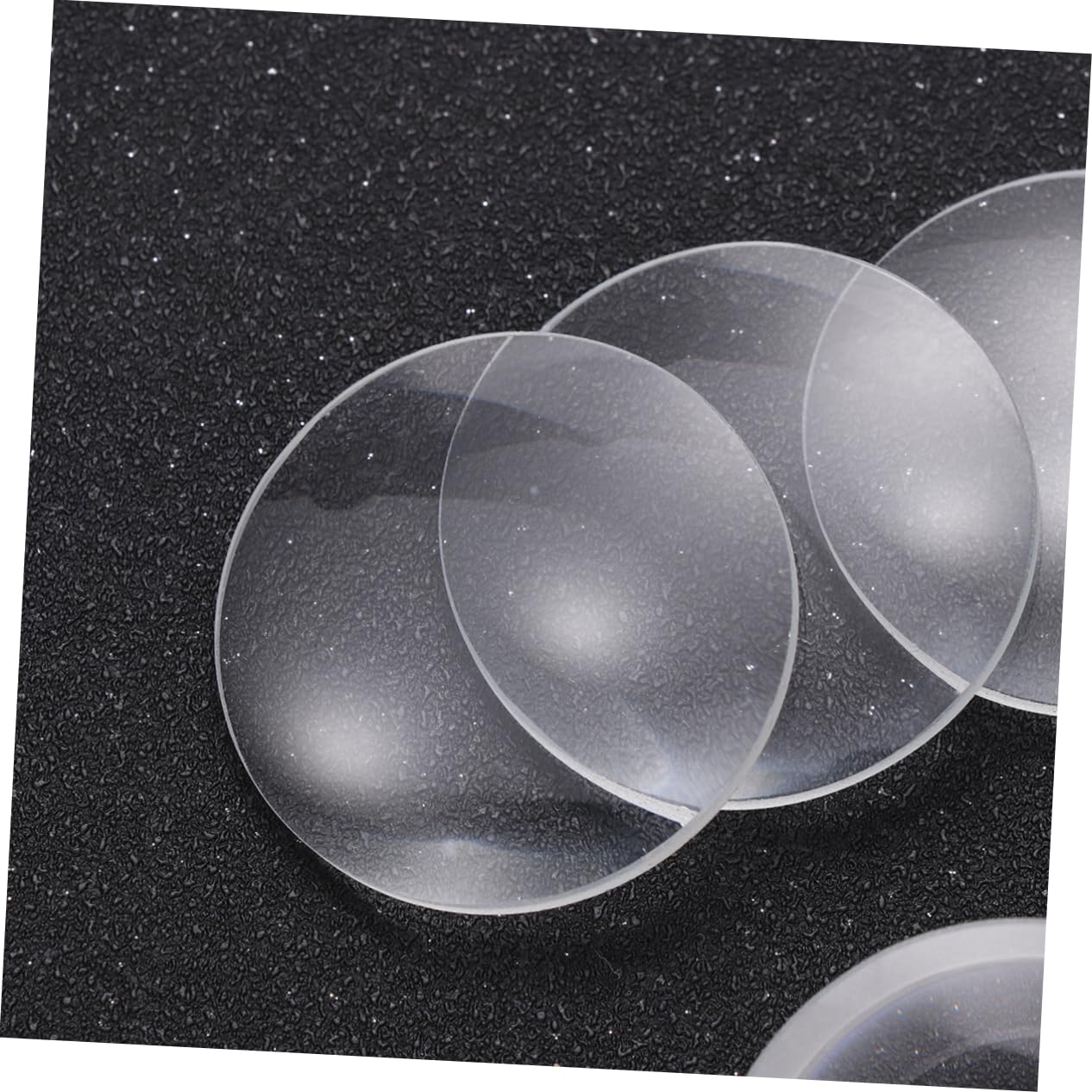 6Pcs Optical Lens Double Convex Double Concave Glass Lenses for Labs Focal Diameter for Instruments Projectors