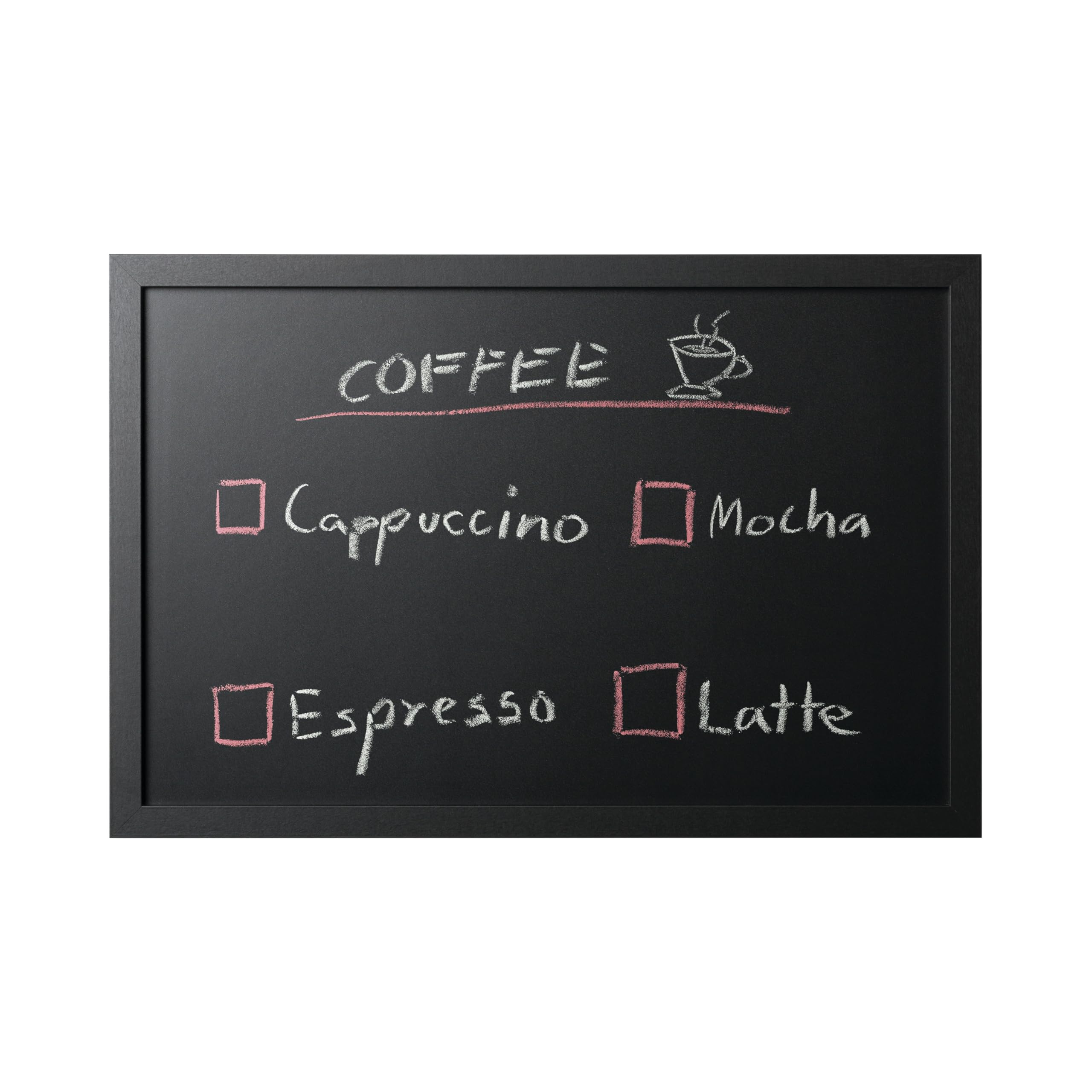 Bi-Office Back2Chalk Essentials Chalk Blackboard 60x40 cm Schwarzer Rahmen