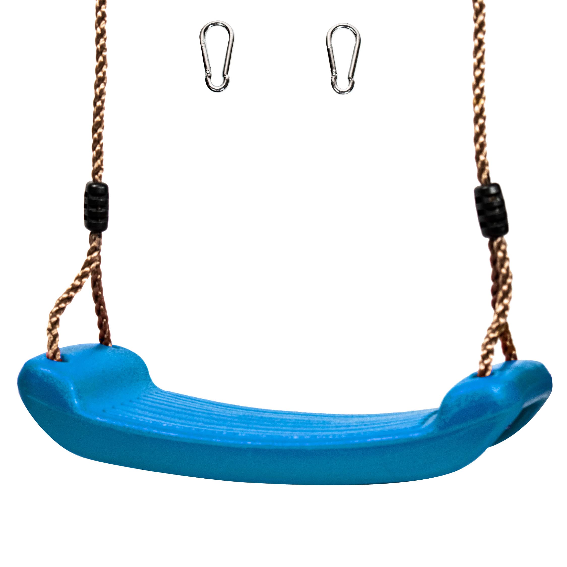 Squirrel Products Plastic Swing Seat with Rope - Blue