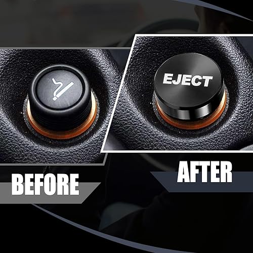 Miniatura 4 de leediga Paquete de 2 fundas de metal para encendedor de cigarrillos, decoraciones de automóvil, accesorios de repuesto de 12 voltios, apto para la