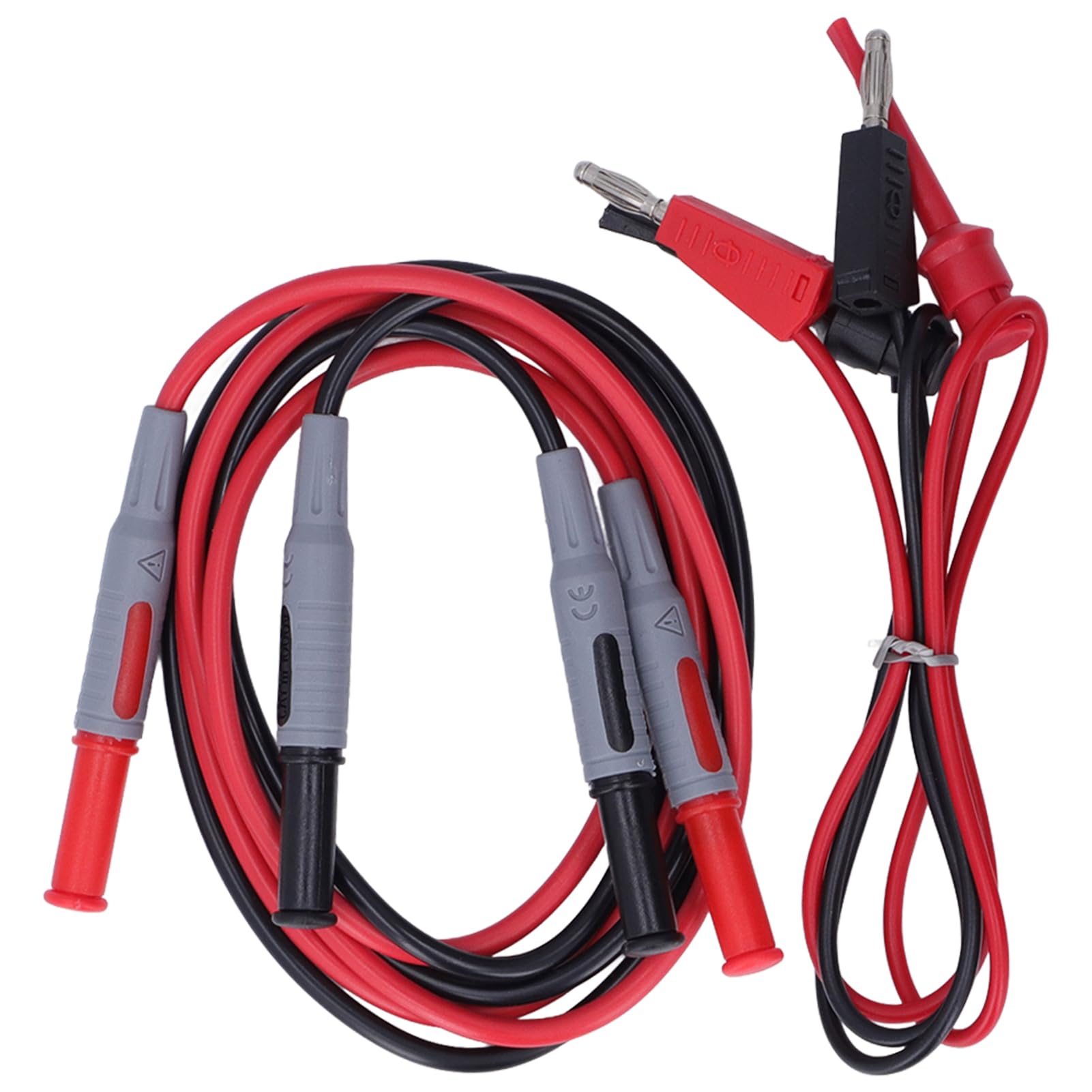 Multimeter Test Kit with Performance Probes, Testing Hooks and Wildlife Clips, Connection for Automotive Diagnostics and Repairs, Physical Labs, Schools and Homes, JT8012 Model