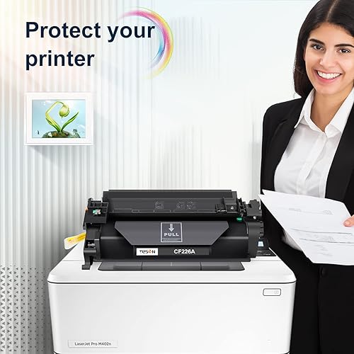 Miniatura 8 de CF226X - Cartucho de tóner compatible con TESEN 26X para HP 26X CF226X 26A CF226A, tóner negro para uso con impresora HP Pro M402n M402dn M402d