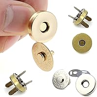 Vista 5 de MYUBWTF Juego de 20 broches magnéticos con cierre de botón, cierre magnético de 3/4 pulgadas, kit de repuesto de botón magnético para costura