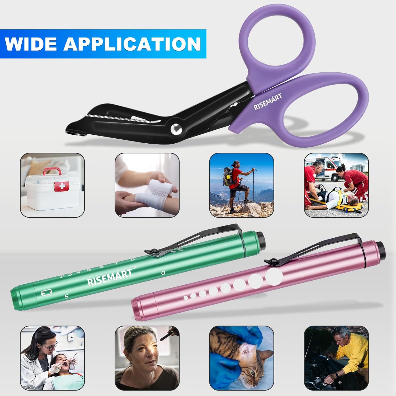 Pen Light & for Nurses - Medical Scissors and Penlights