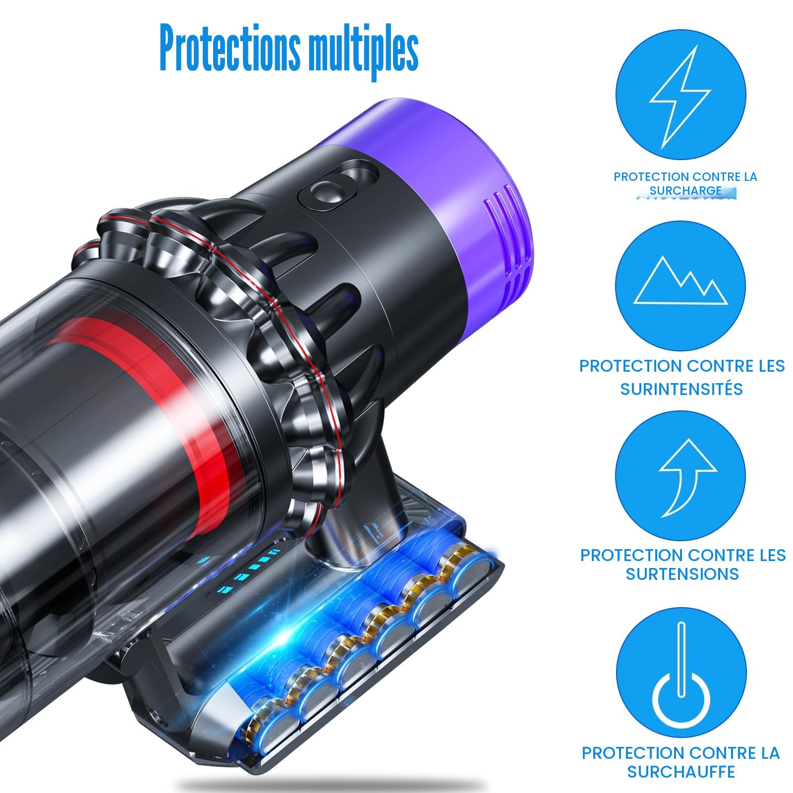 Améliorée V10 SV12 Batterie de Remplacement pour Dyson V10 Aspirateur