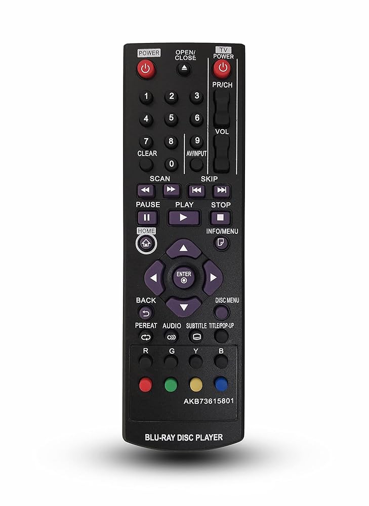 (未使用･未開封品)　新しい交換リモートコントロールfor bd630?bd640?bd650?bp325?W LG Blu - ray Disc Player wyeba8q Amazon.com: New Replacement Remote Control for LG BD630