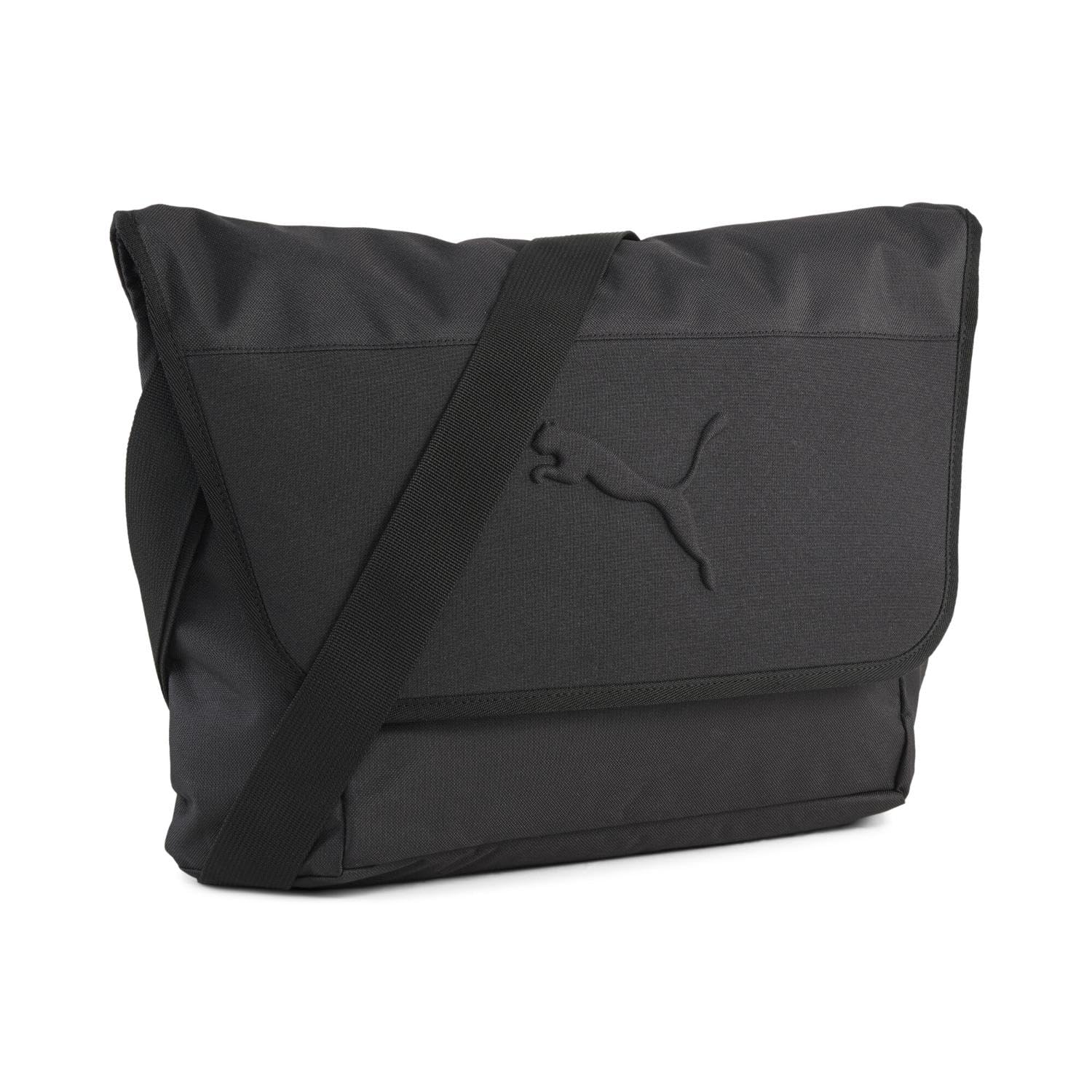 PUMA borsa a tracolla Buzz Messenger Black nero