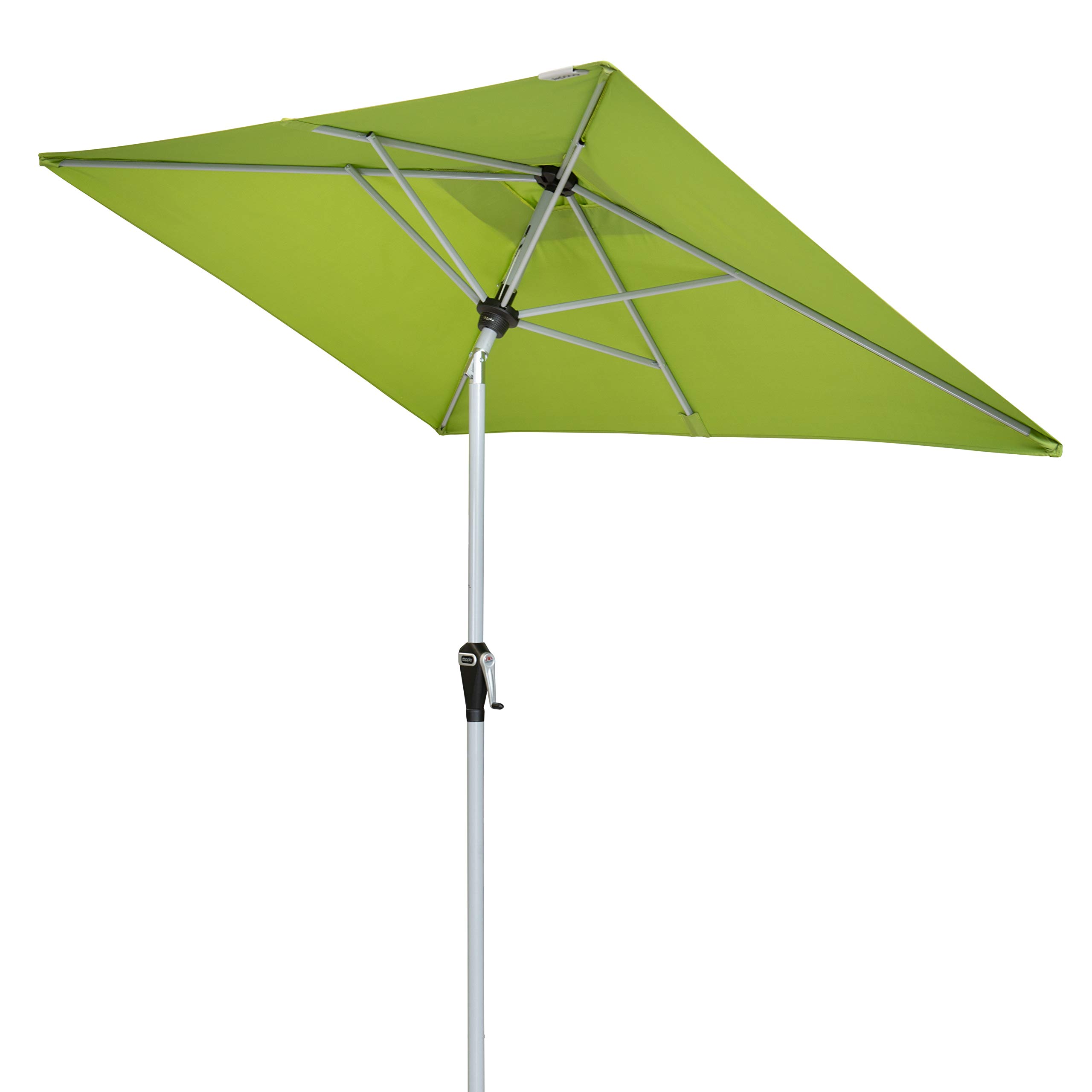 Doppler Active Auto Tilt 210 x 140/210 – parasol przeciwsłoneczny z korbą, idealny na balkon, odporny na deszcz, zginany, ok. 210 x 140/210 cm