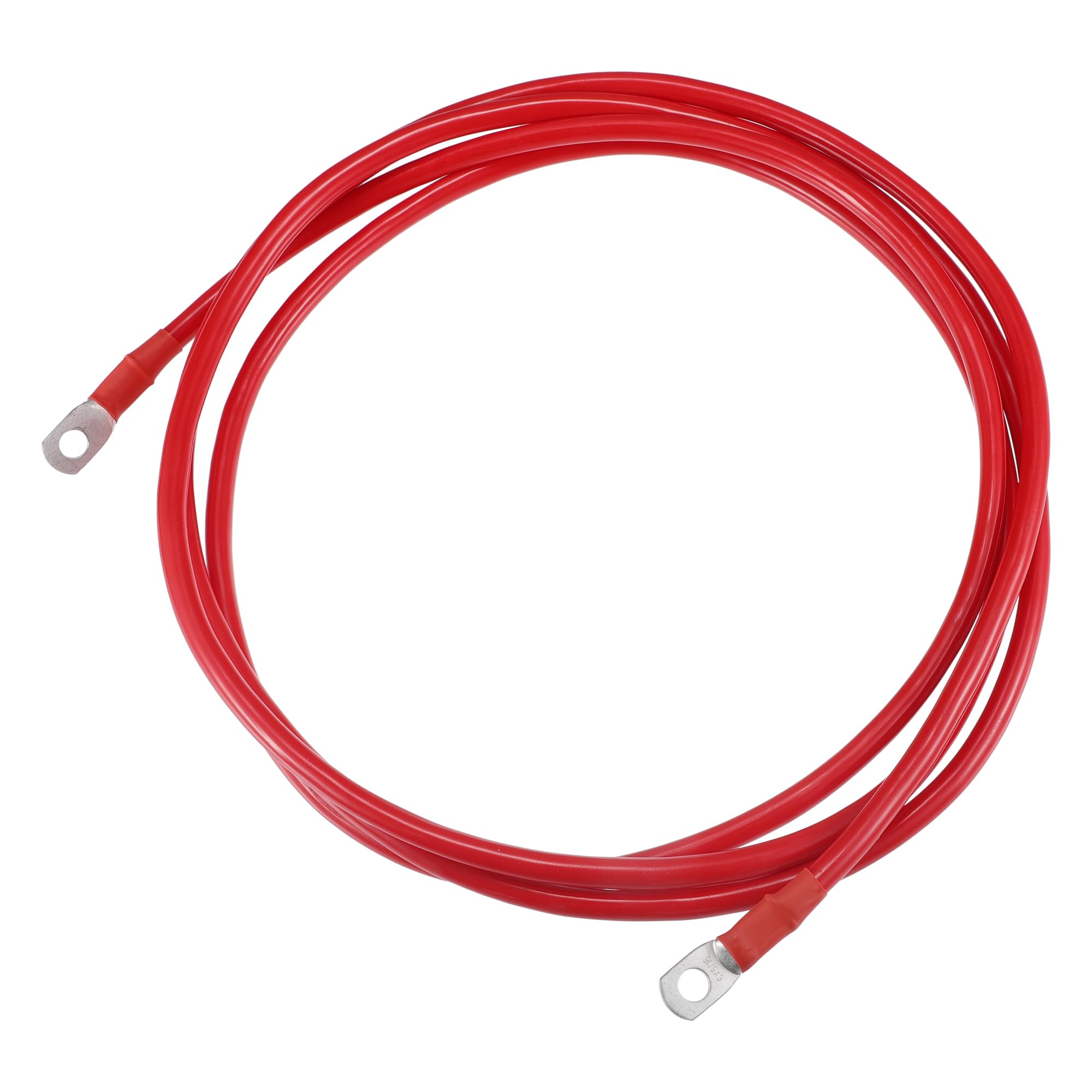 A ABSOPRO Câble De Batterie 6 AWG Rouge 1pc pour Voiture en Cuivre Pure