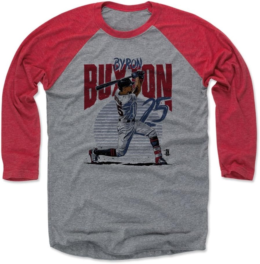 500 LEVEL Byron Buxton 3/4 Sleeve Raglan T-Shirt - Byron Buxton Rise