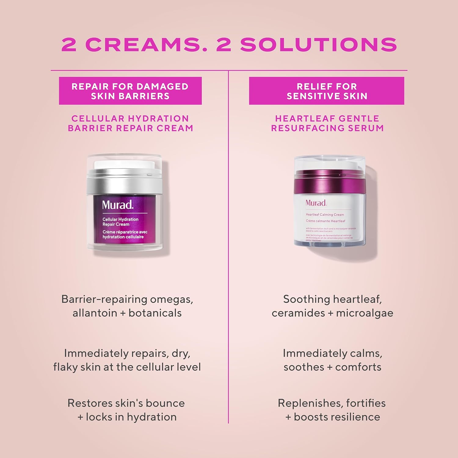 Murad Heartleaf Calming Cream – Gentle Moisturizer with Heartleaf for Irritated, Sensitive or Eczema-Prone Skin to Stabilize, Soothe, and Soften All Day – 1.7 Fl Oz - Image 6