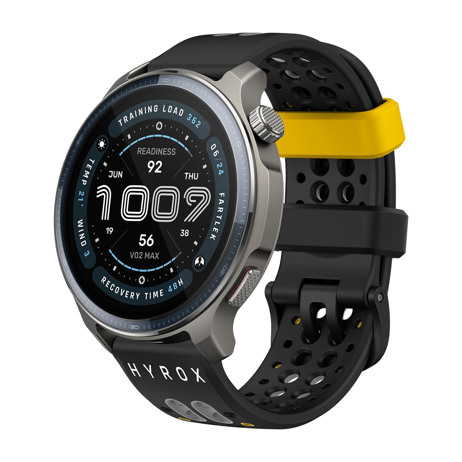 Amazfit HYROX Cinturino Sportivo in Silicone 22 mm, Cinturino Ufficiale Compatibile con Balance 2, Balance, Bip 6, T-Rex 3, Cheetah Pro, Bip 5, Cheetah, GTR 4