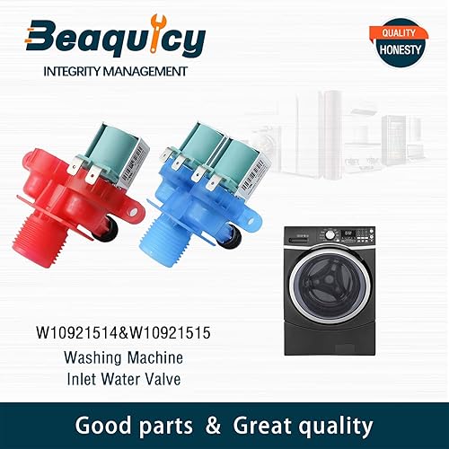 Miniatura 7 de W10240949 Válvula de entrada de agua fría W10240948 Válvula de entrada de agua caliente apta para lavadora Whirlpool Kenmore reemplazar W10921515