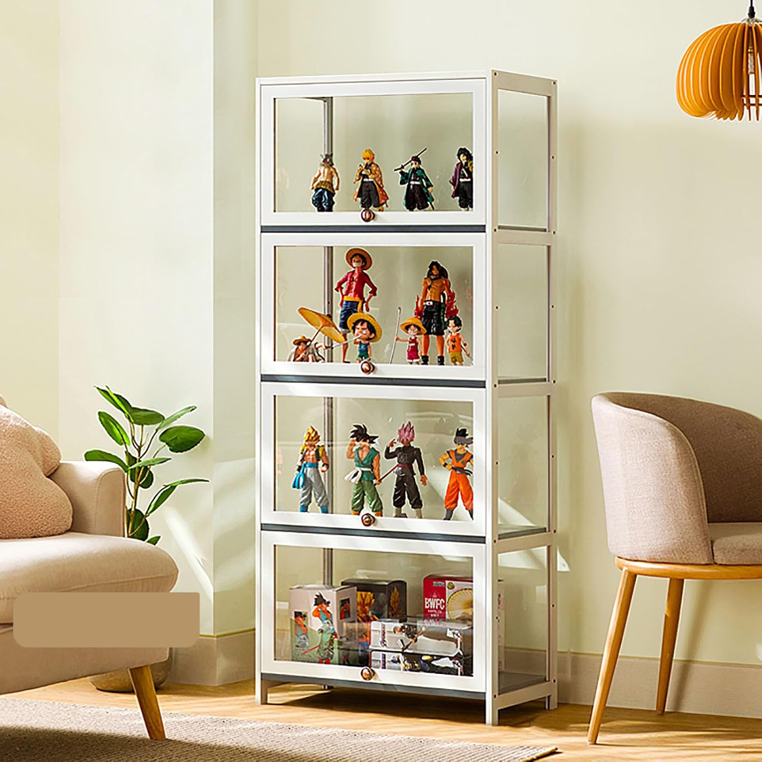 curio with glass doors glass display curio