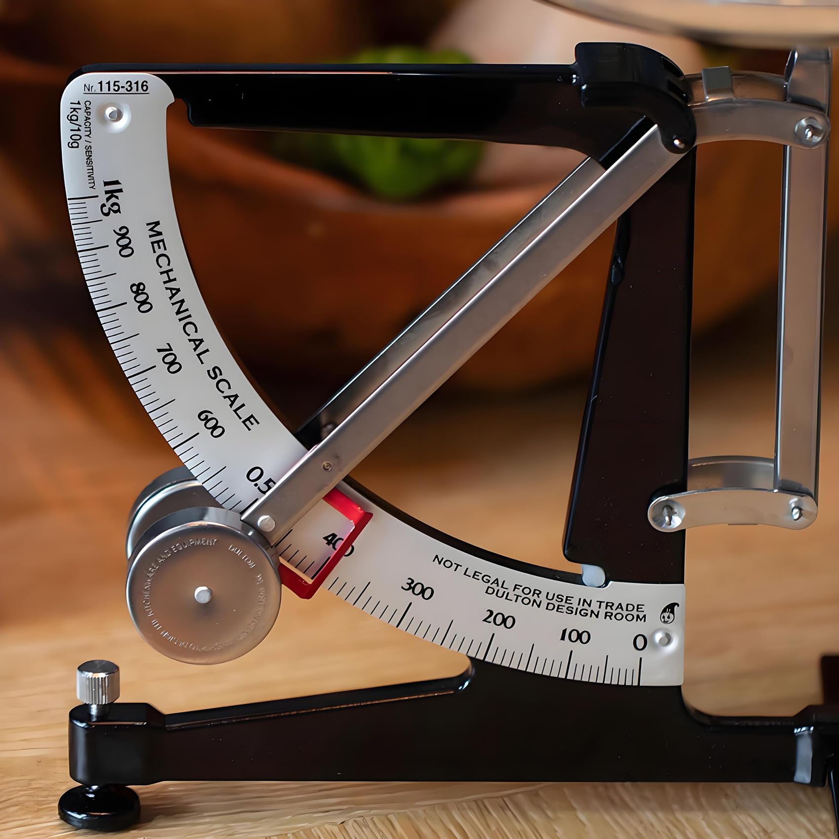 Mechanische Küchenskala, 1 Kg Metallbilanzskala, Skala, Keine Batterie, Mit Edelstahlpendel Und Aluminiumschale Für Wissenschaftliche Forschung, Lebensmittel, Lebensmittel Olive