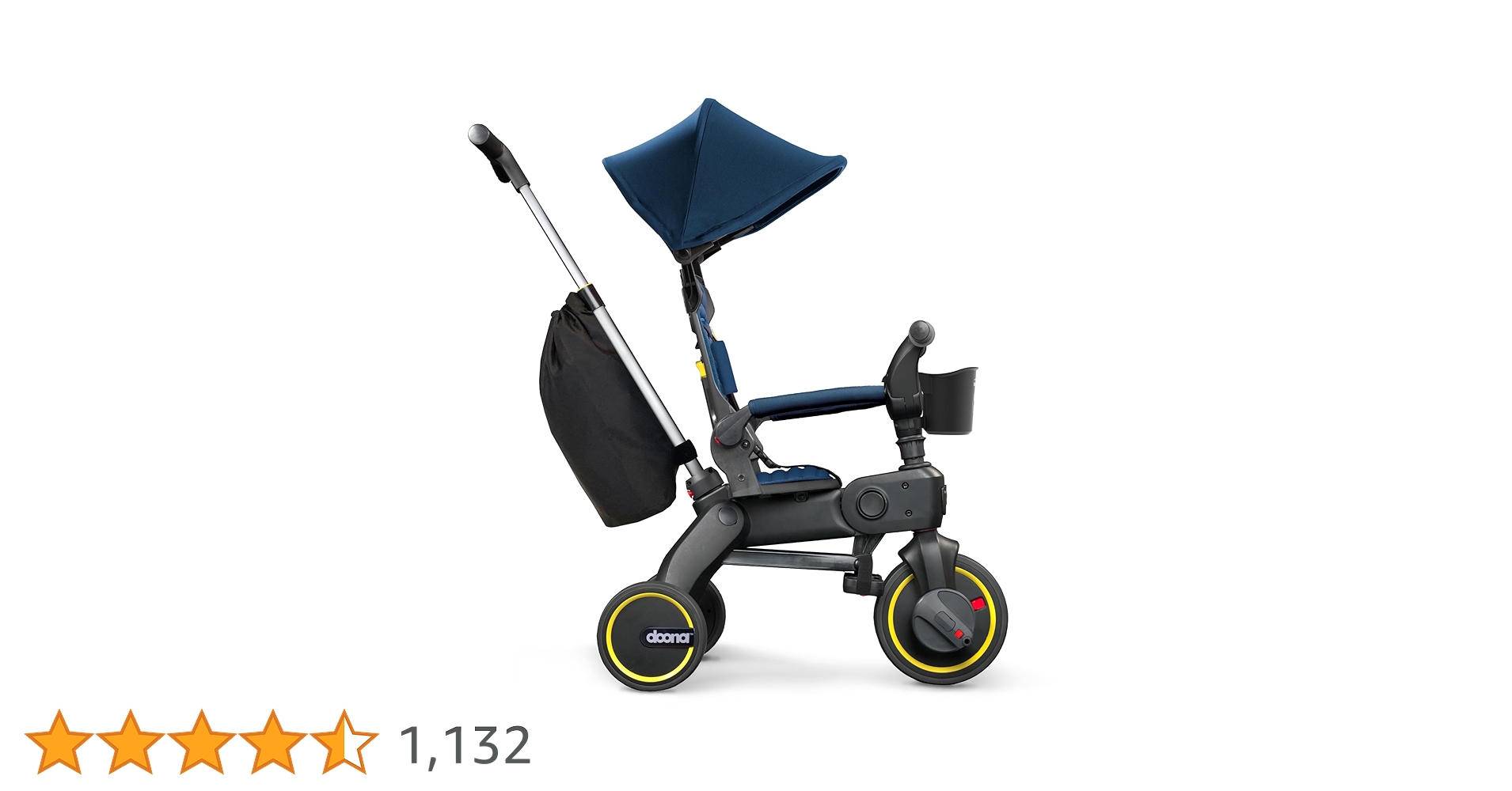 Doona Liki Trike S3, Royal Blue - 5-in-1 Compact, Foldable
