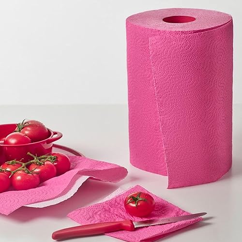 Miniatura 3 de Renova - Juego de rollos de toallas de papel, 2 rollos, 2 capas, 120 hojas altamente absorbentes, eleva tu imagen con estilo profesional y