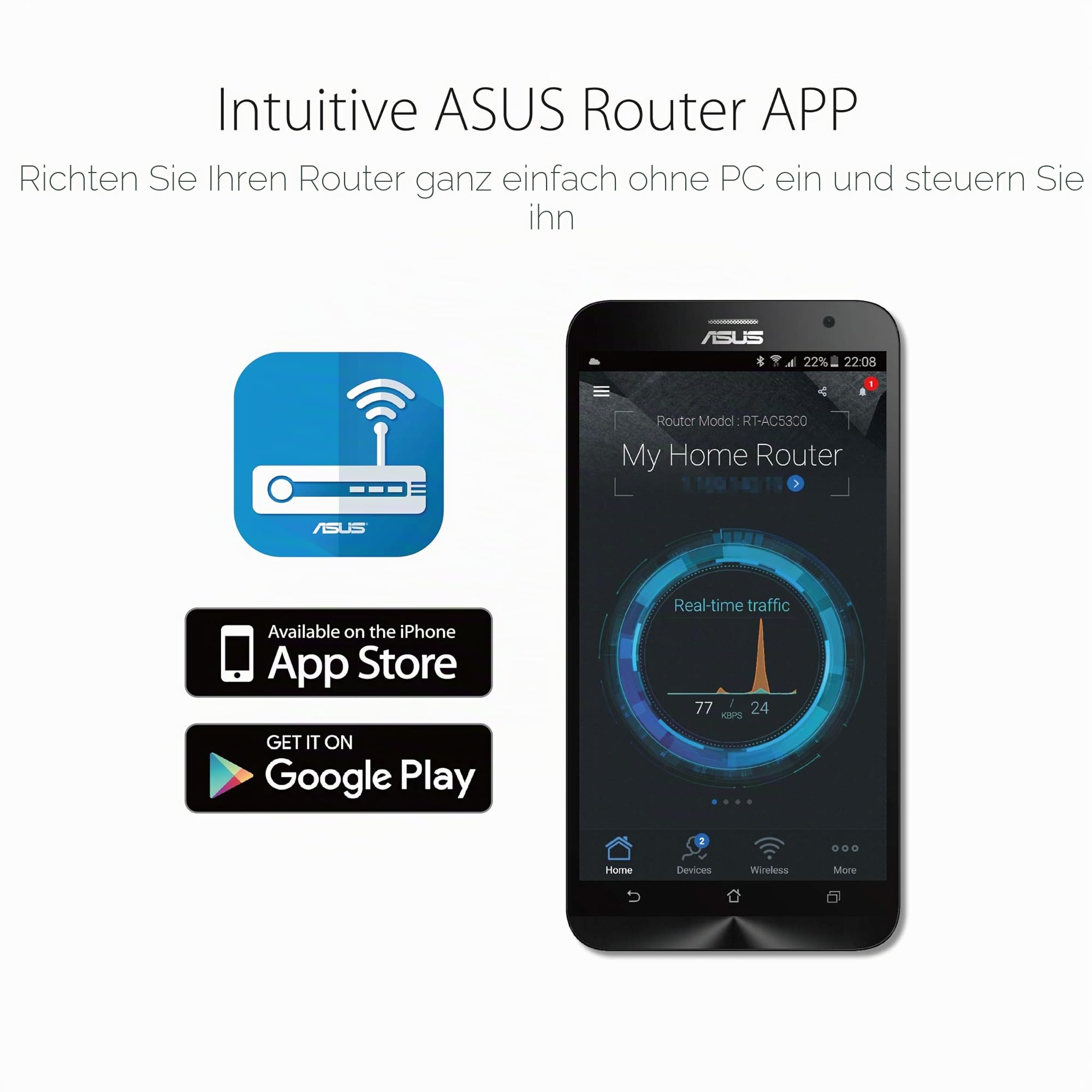 ASUS 4G-AC86U Cat. 12 600 Mbit/s Dual-Band AC2600 LTE Modem Router