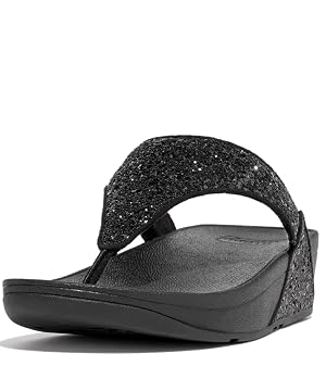 FitFlop Lulu Multi-Tonal Glitter Toe-Post Sandals
