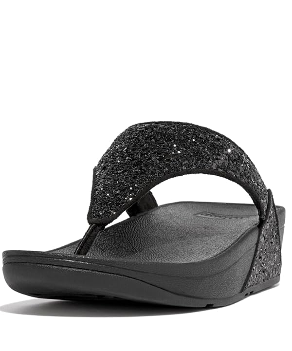 FitFlop LULU Glitter Toe-Post Sandals, in Size US 9 by fitflop - Used condition - CA$99.58