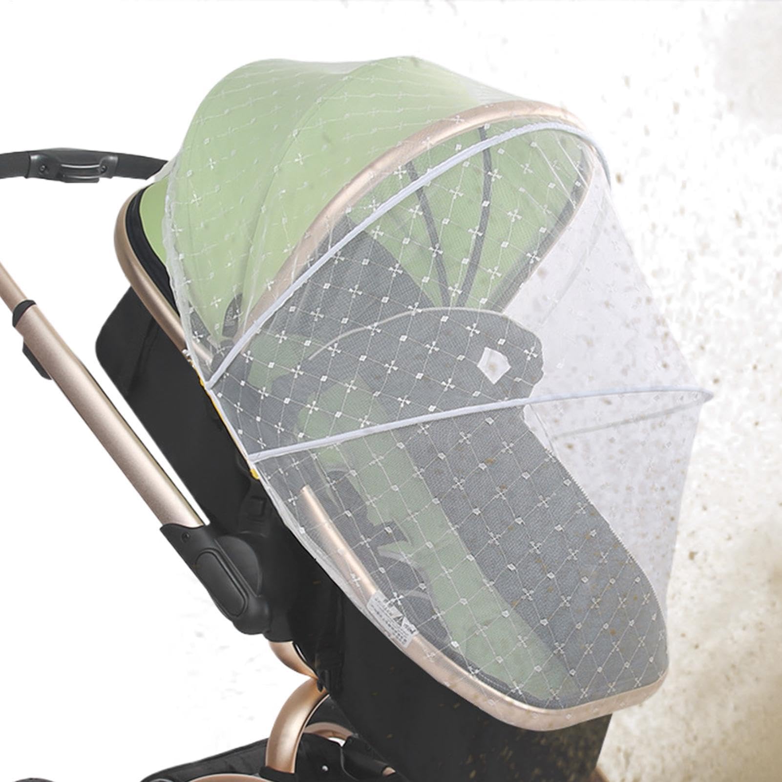 Kinderwagennetz, Stuhlnetz Protective Mesh tragbarer Krippe | Voller Deckwagenzelt, atmungsaktives -Kinderwagen -Netz für Outdoor -Reisen