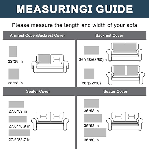 Miniatura 6 de Funda de sofá lavable para perros, alfombrilla antideslizante para gatos, manta para proteger los muebles, funda mullida para sofá de 3 cojines,