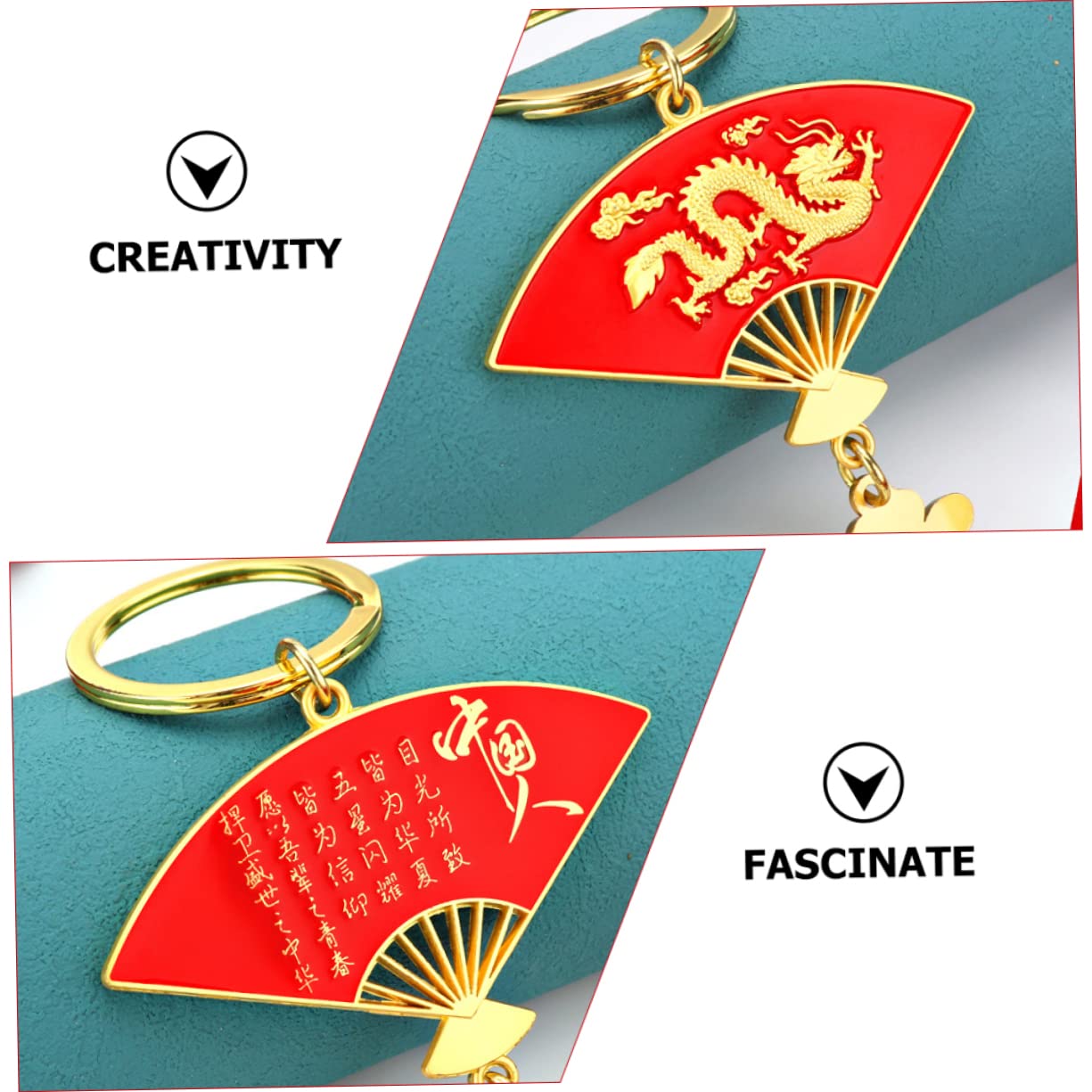 BESPORTBLE Portachiavi Decorativo Metallo Accessorio Per Chiavi E Borse Ciondolo Creativo Con Design E Materiali Resistenti