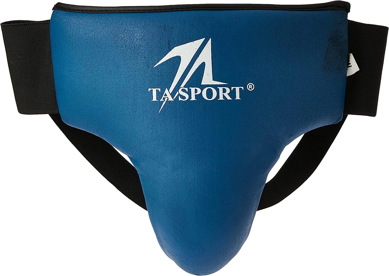 Leader Sport TA GS-8050 Abdominal Groin Guard, Medium, Blue/Black