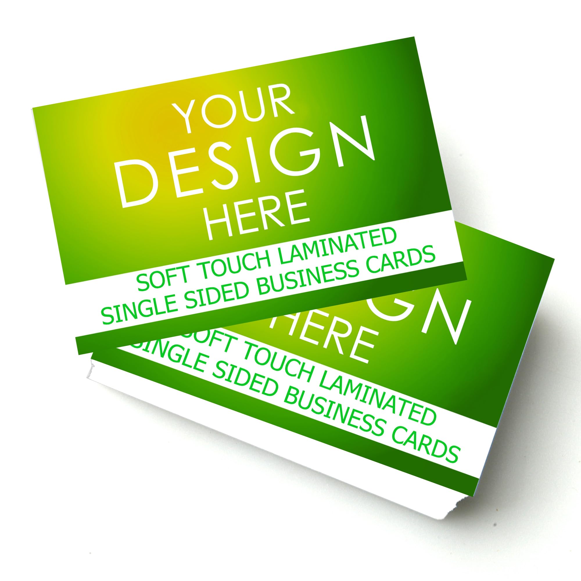 Personalised Business Cards Single Sided, Professional Digital Printing (400gsm Soft Touch Laminated, 1000)