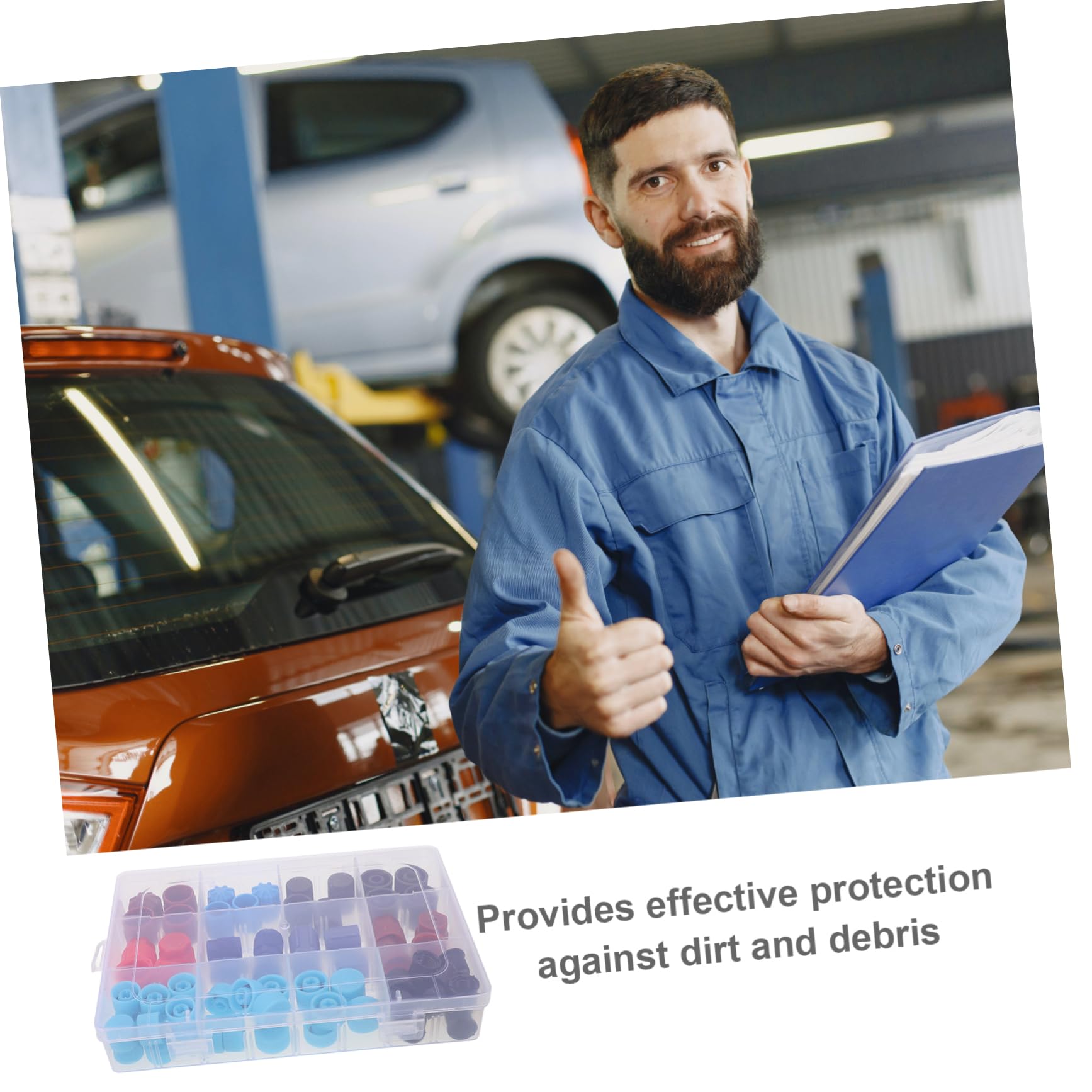 VALICLUD 77 Stück Teiliges Set von Ventilkappen für Auto Klimaanlage Schutzkappen für Ventile für DIY Reparaturen und Kompatibel mit Verschiedenen Automarken