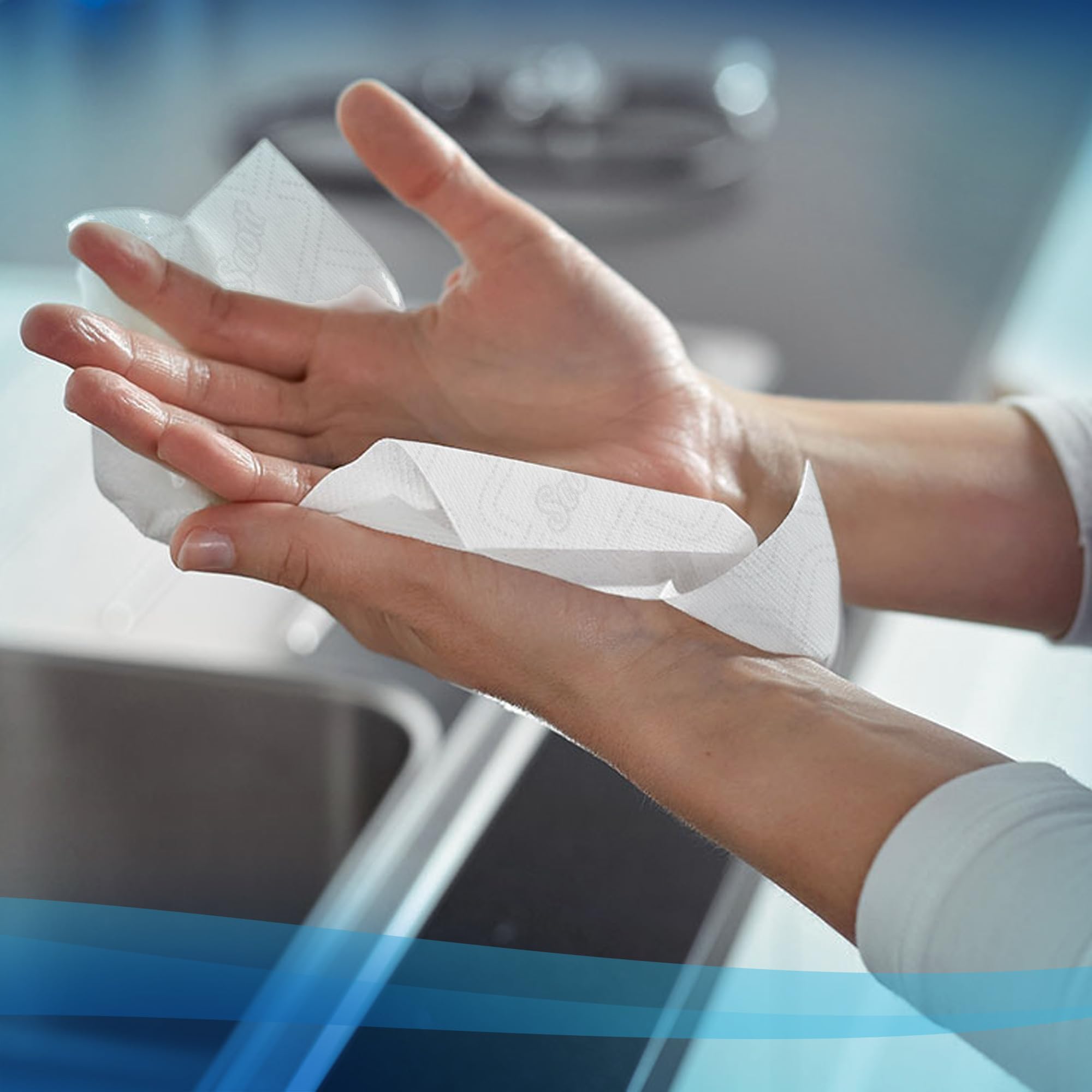 Scott® Control Slimroll Compact Paper Hand Towels, White, 6 Rolls/Case, 176m / Roll (Total 1,056m) (86225) 3