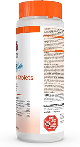 Miniatura 5 de HTH Spa 86104 - Tabletas bromantes Desinfectante para spa y bañera de hidromasaje, 1.65 libras