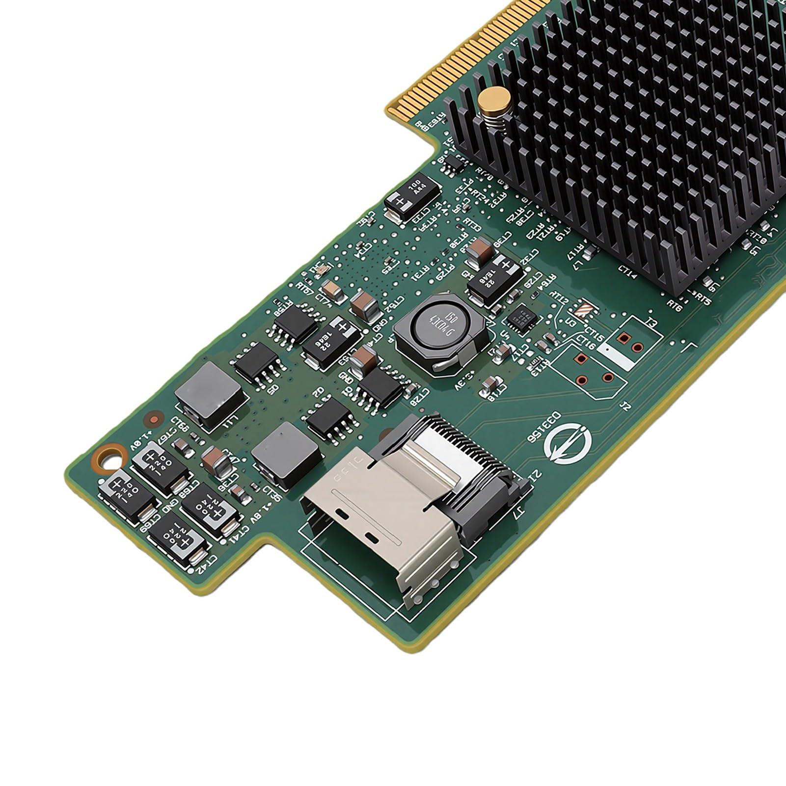 Scheda Controller HBA PCIe da 6 Gb/s, Scheda di Espansione SATA SAS a 8 Porte per Server