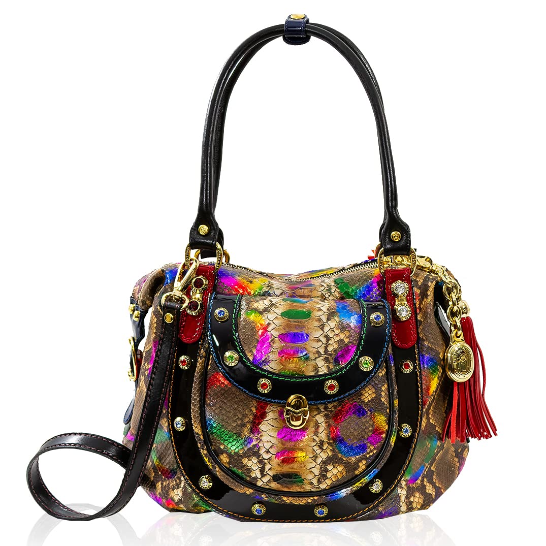 Marino Orlandi Rainbow Designer Purse MO4852 In Pelle Fatta A Mano