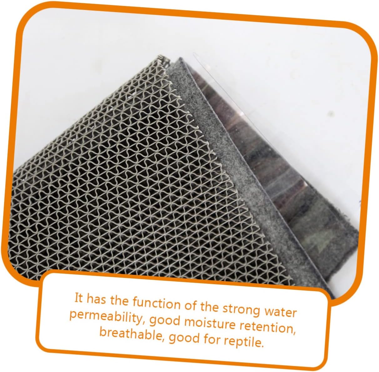 HANABASS Reptile Accessories Tortoise Cage Mat Gecko Tank Liner Washable Reptile Carpet Pad