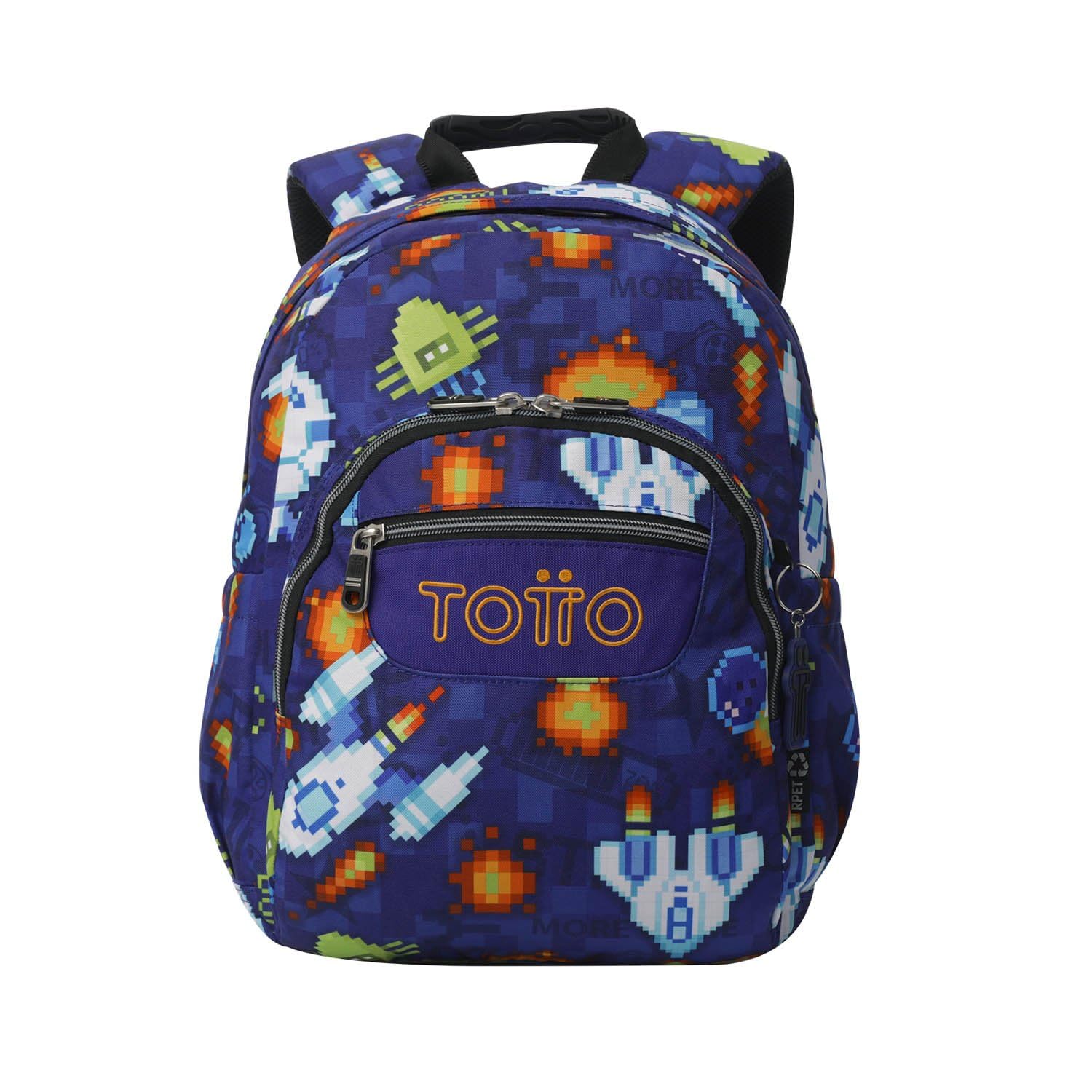 Mochila Escolar TOTTO Gommas de 15L con Compartimento para PC de 14 Pulgadas 7