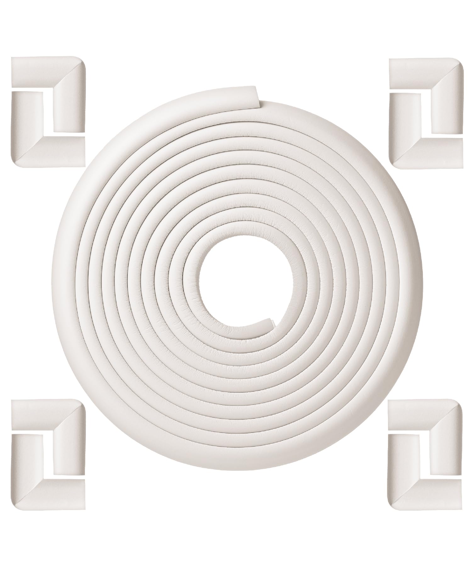 Mr. Pen- Furniture Corner & Edge Safety Bumpers, Small, 18ft Edge & 8 Corners, Baby Proof Corners and Edges, Baby Proofing Corner Guards, Baby Corner