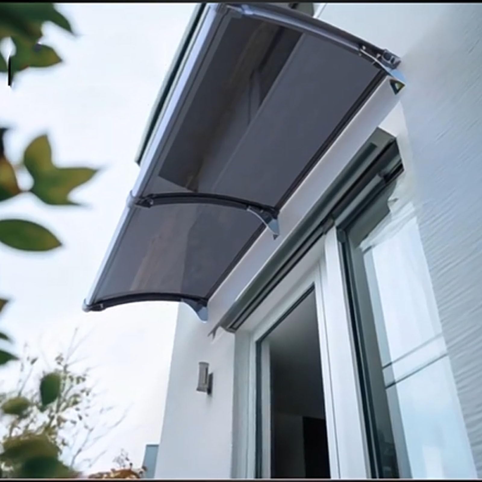 Abri contre la pluie pour extérieur et terrasse en polycarbonate de balcon