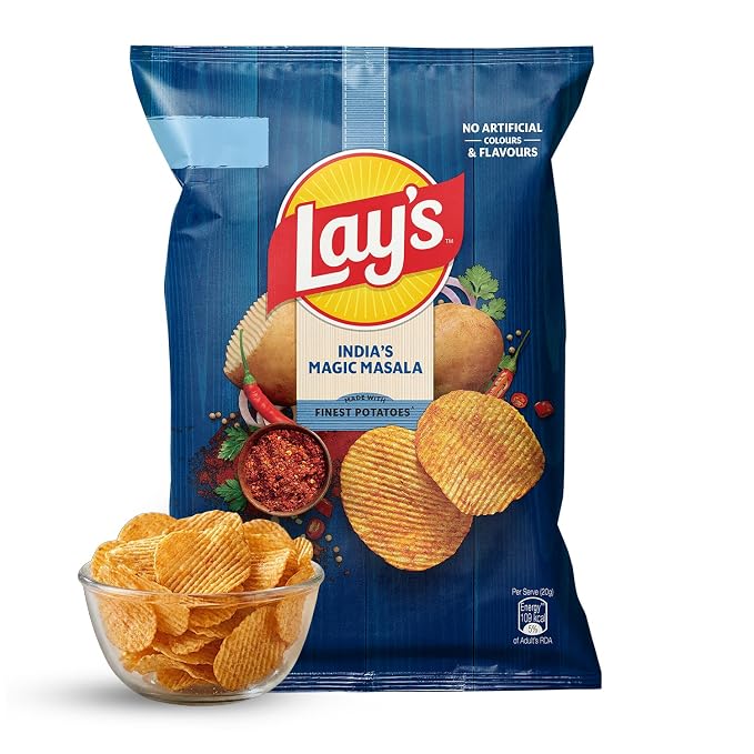 Lay'S India'S Magic Masala Potato Chips 75 Gm