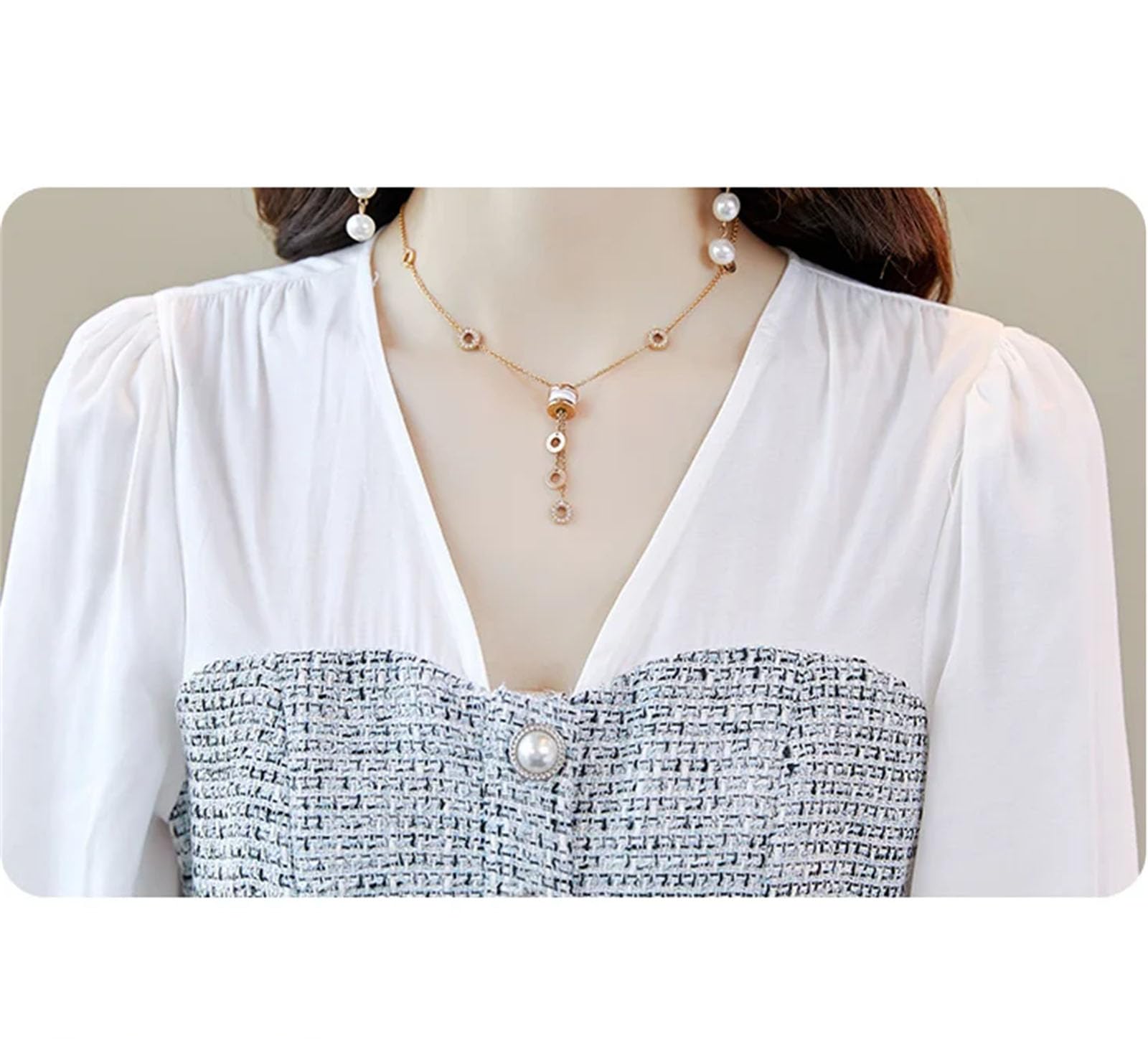 Blusas de primavera y verano para mujer, elegantes, informales, con borlas, de manga larga